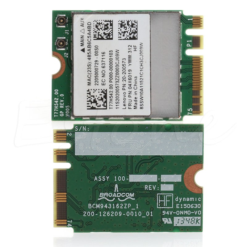 Card Wifi Không Dây Băng Tần Kép Cho Lenovo G50-30 45 70 70m Z50-70 - 75 | WebRaoVat - webraovat.net.vn