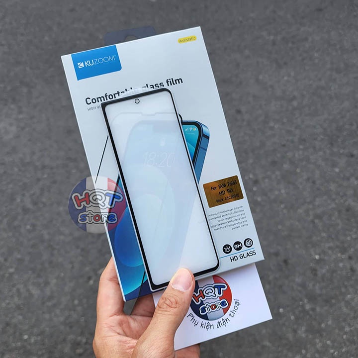 Kính cường lực màn hình Kuzoom 2.5D Samsung Z Fold 3