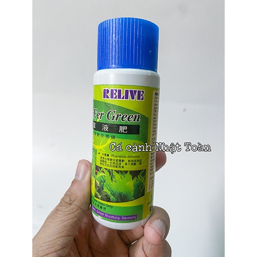 DINH DƯỠNG CHO CÂY THỦY SINH FLORA FER GREEN RELIVE 125ml