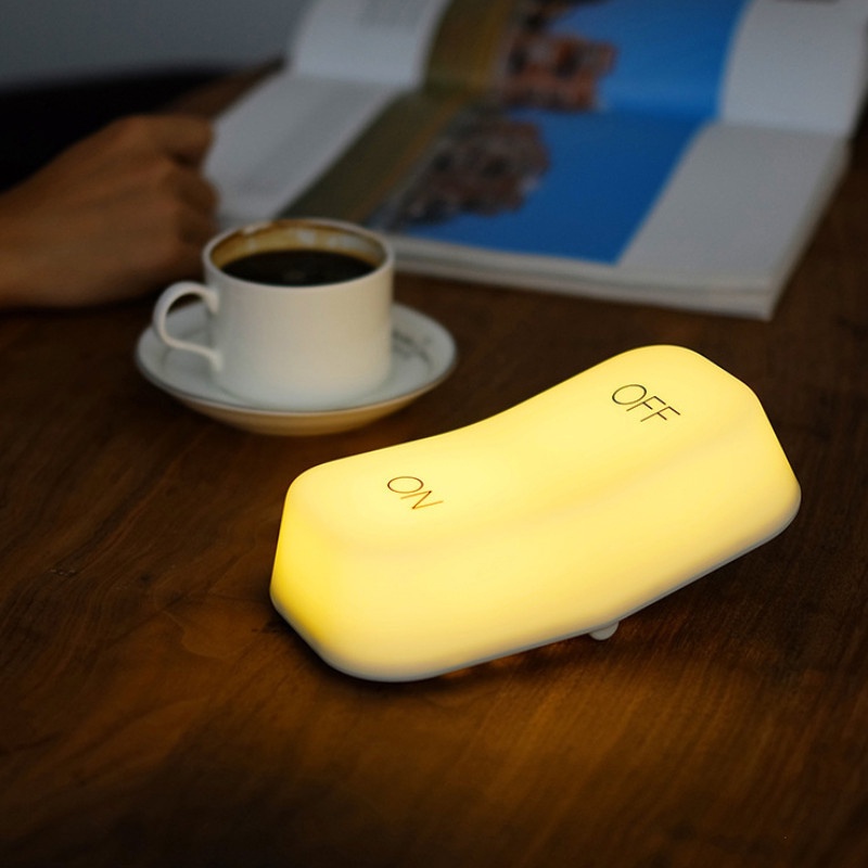 Đèn Ngủ Cảm Biến Trọng Lực Ánh Sáng Trắng Ấm USB Di Động Cho Tủ Quần Áo / Phòng Ngủ