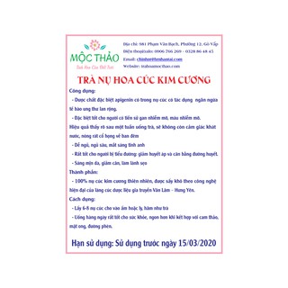 Trà hoa cúc kim cương (100gr)