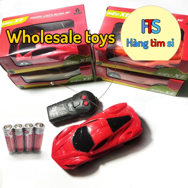 Xe ô tô điều khiển từ xa 2 chiều (tiến & lùi) - tặng kèm 5 pin