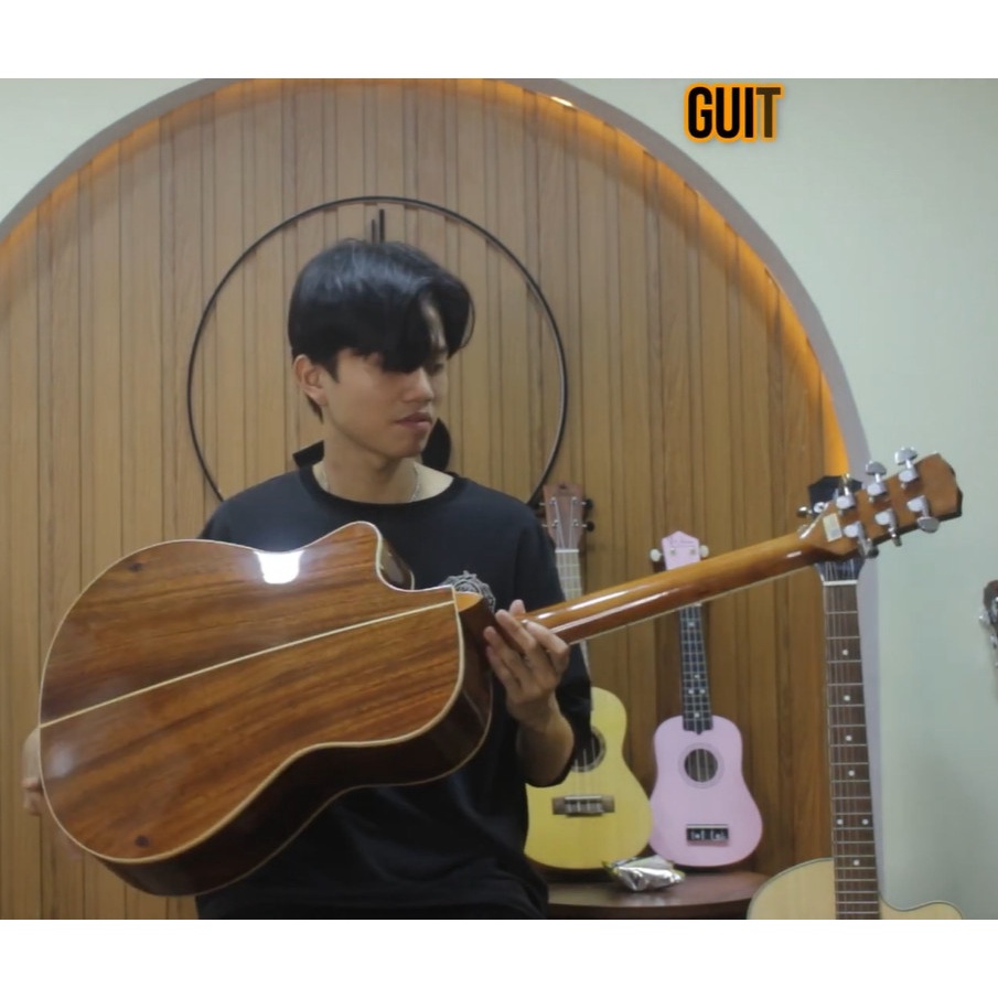 Đàn guitar gỗ thịt cao cấp chính hãng mã CV25. CVAC25 và CVAC30 tại Guitar S Việt