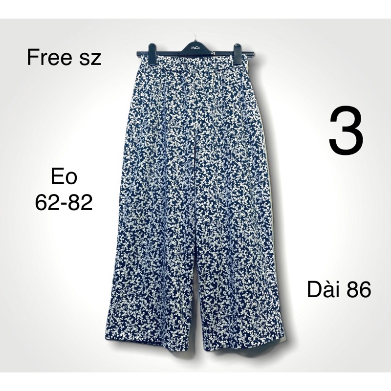 Quần ống rộng Free size