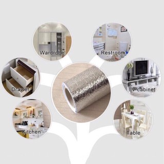 cuộn giấy bạc dán bếp:2M-60cm rộng