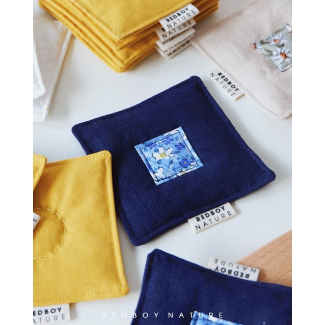 Lót ly vải linen, lót ly cốc thấm hút tốt