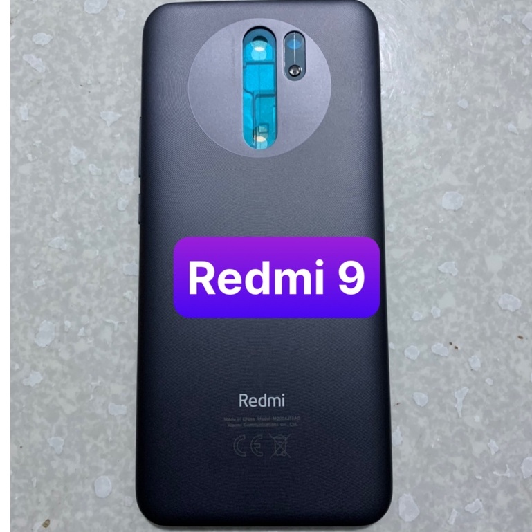 bộ xương vỏ xioami redmi 9 - gồm lừng , sườn , phím nhựa