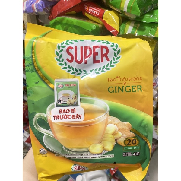 Trà gừng Super túi 20 gói 400g