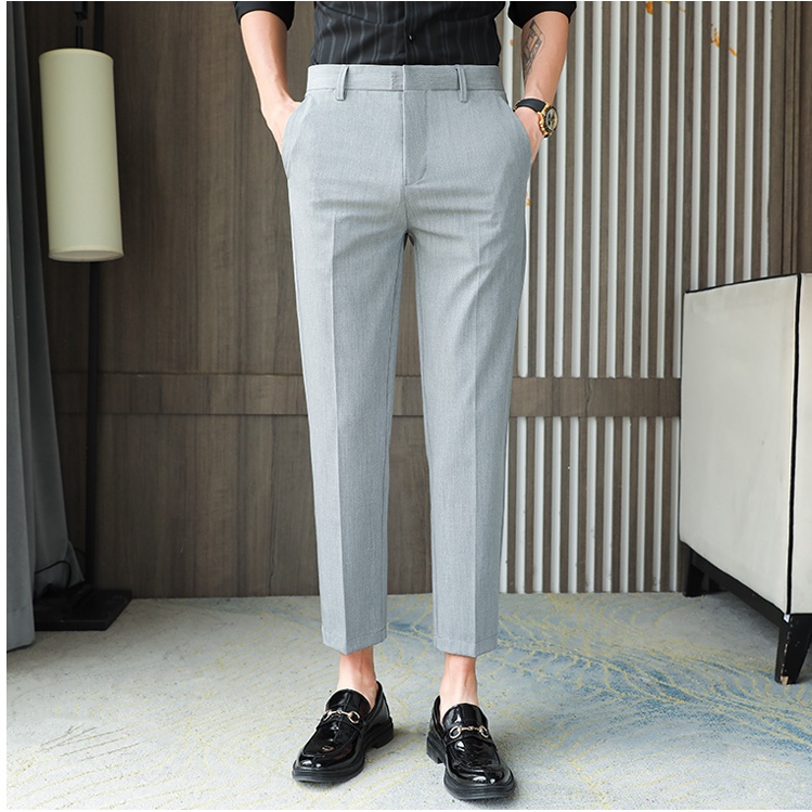 Quần âu nam hàn quốc dáng baggy suông,Quần âu nam hàn quốc HÀNG CAO CẤP vải chống nhăn không xù