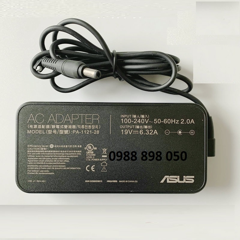 ADAPTER 19V 6.32a loại tốt