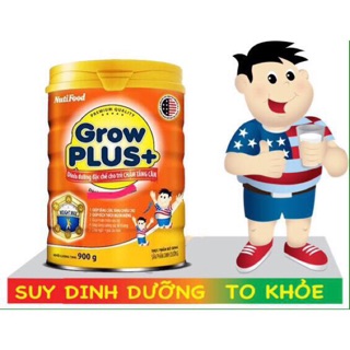 Bộ 2 hộp sữa grow plus cam nutifood 900g date:2021