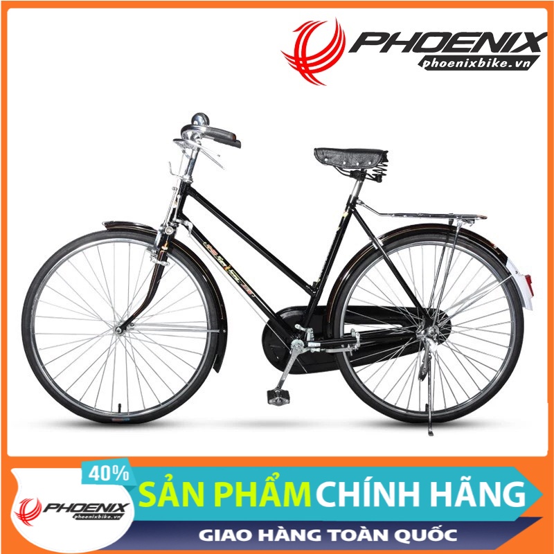 XE ĐẠP PHƯỢNG HOÀNG NỮ CỔ PHANH ĐŨA