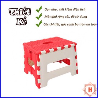 Ghế nhựa xếp SONG LONG đẩu bé siêu chắc chắn { H }