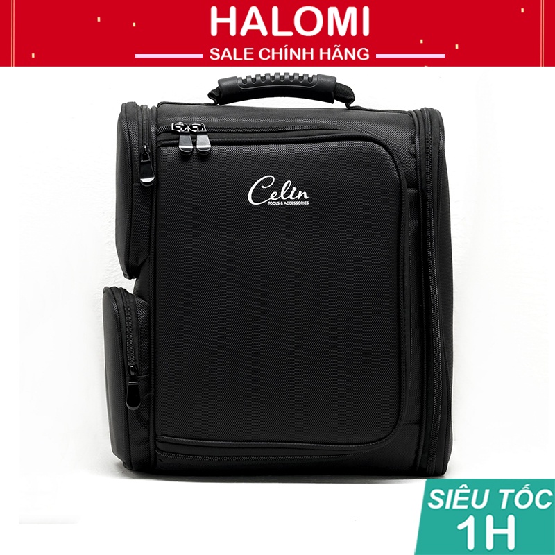Cốp Balo Celin bằng vải dù chống nước gồm các túi nhỏ chứa đồ chính hãng HALOMI