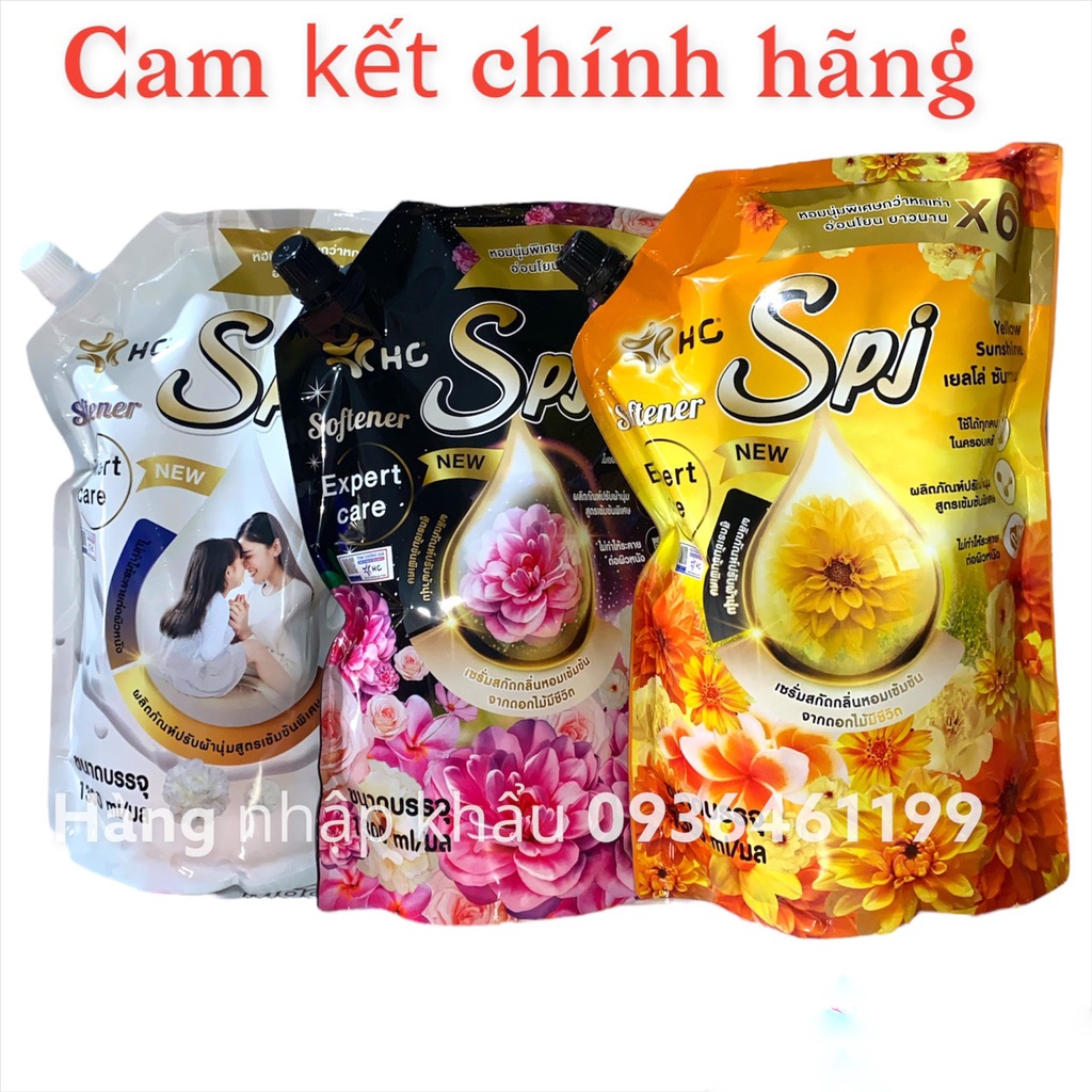 (Chính Hãng)Túi Nước xả quần áo siêu thơm SPJ-HC for 1300ml Thái Lan