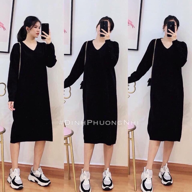 Váy xuông cổ tim | BigBuy360 - bigbuy360.vn