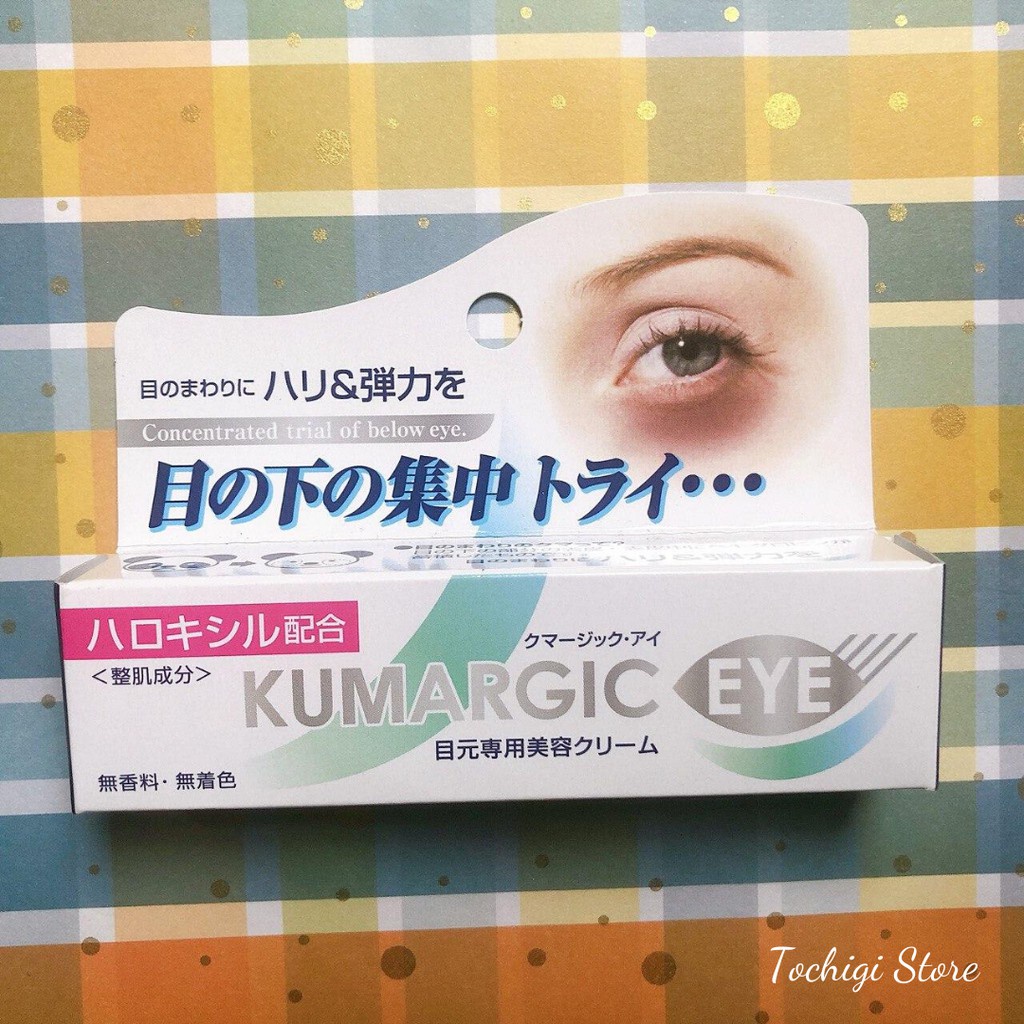 Kem thâm quầng mắt Kumargic Eye Cream Nhật Bản - Hộp 20g