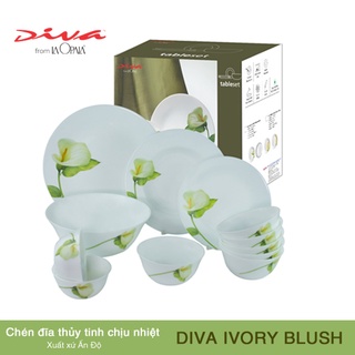 Bộ 6 chén chấm thủy tinh Diva Ivory I.B (La Opala)