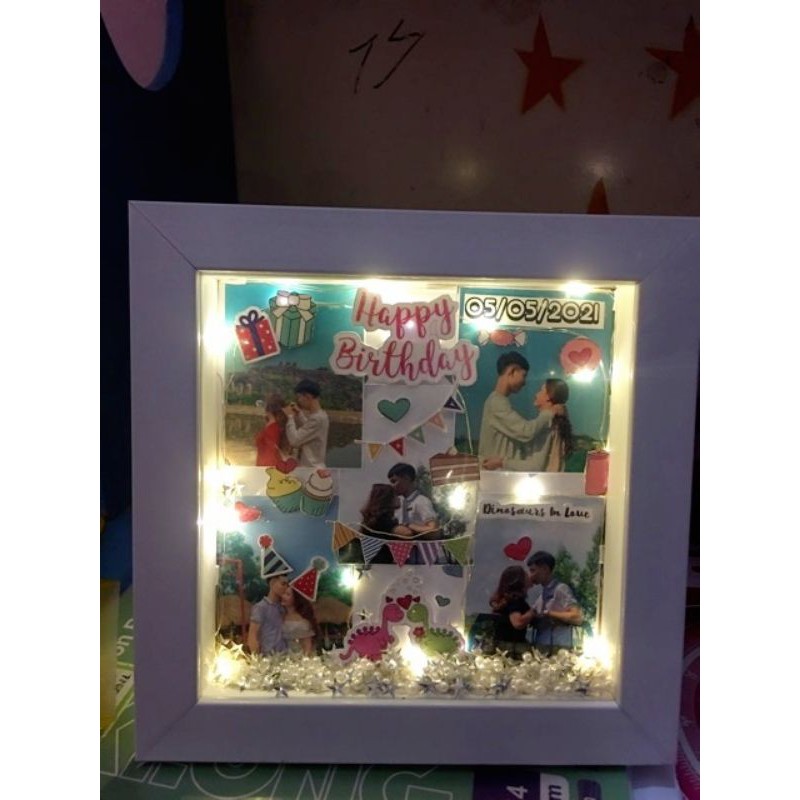 Khung 3D sâu 1.5cm size lòng 30*30/ 30×40  móc treo, chưa trang trí