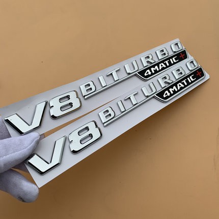 Miếng Dán Chữ AMG Trang Trí Đuôi Xe Hơi Mercedes-BENZ AMG C63 V8 BITURBO W204 W205 C43 C300 C250