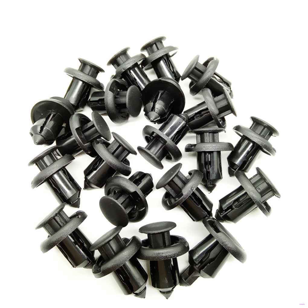 Set 50 Chốt Đinh Tán Nhựa 10mm Cho Xe Hơi Honda Civic Accord Crv