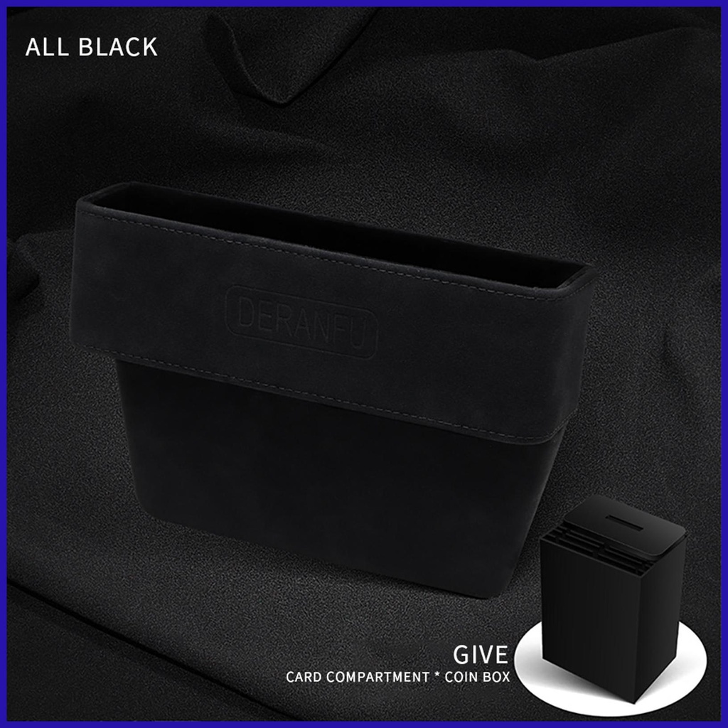 Túi Da PU Đựng Đồ Gắn Khe Hở Ghế Ngồi Xe Hơi Thông Dụng