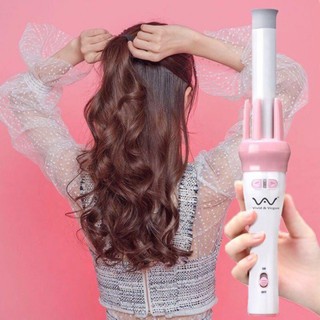 MÁY LÀM TÓC UỐN XOĂN XOAY TỰ ĐỘNG 360 VIVID & VOGUE HÀN QUỐC, TẶNG KÈM LƯỢC TẠO PHỒNG