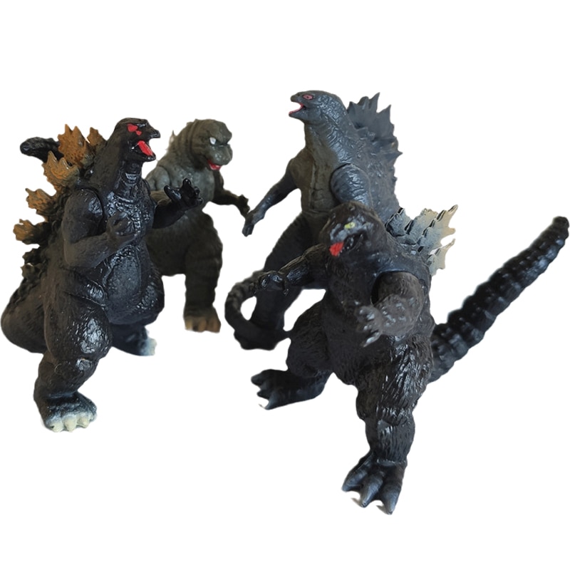 Set 8 Mô Hình Đồ Chơi Khủng Long Godzilla Bằng Nhựa Pvc Dành Cho Các Bé