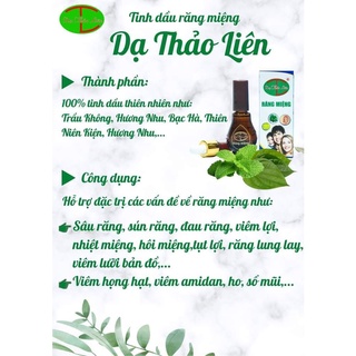Tinh dầu răng miệng Dạ Thảo Liên (5Ml)