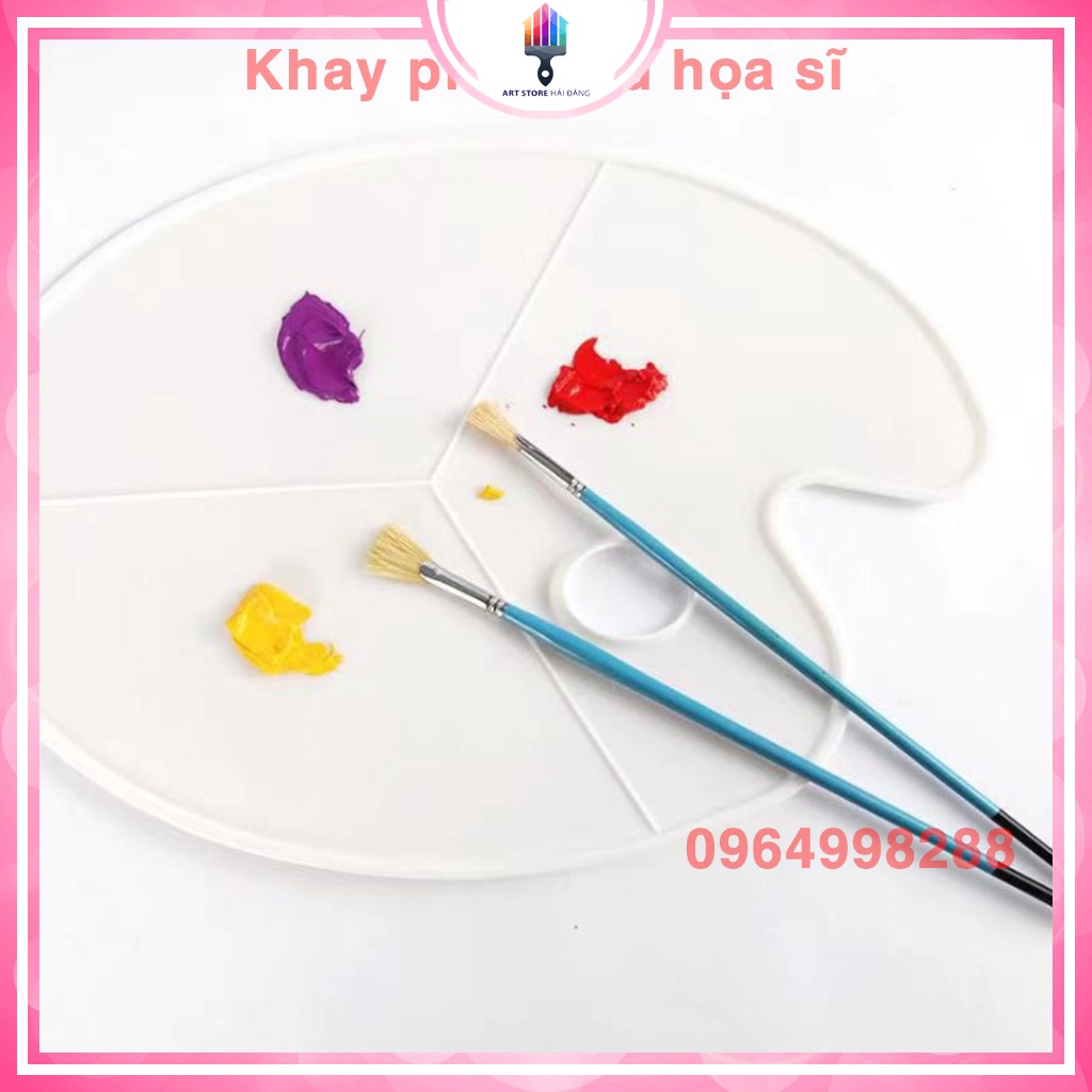 Palet  KHAY PHA MÀU SƠN DẦUACRYLIC hàng loại 1