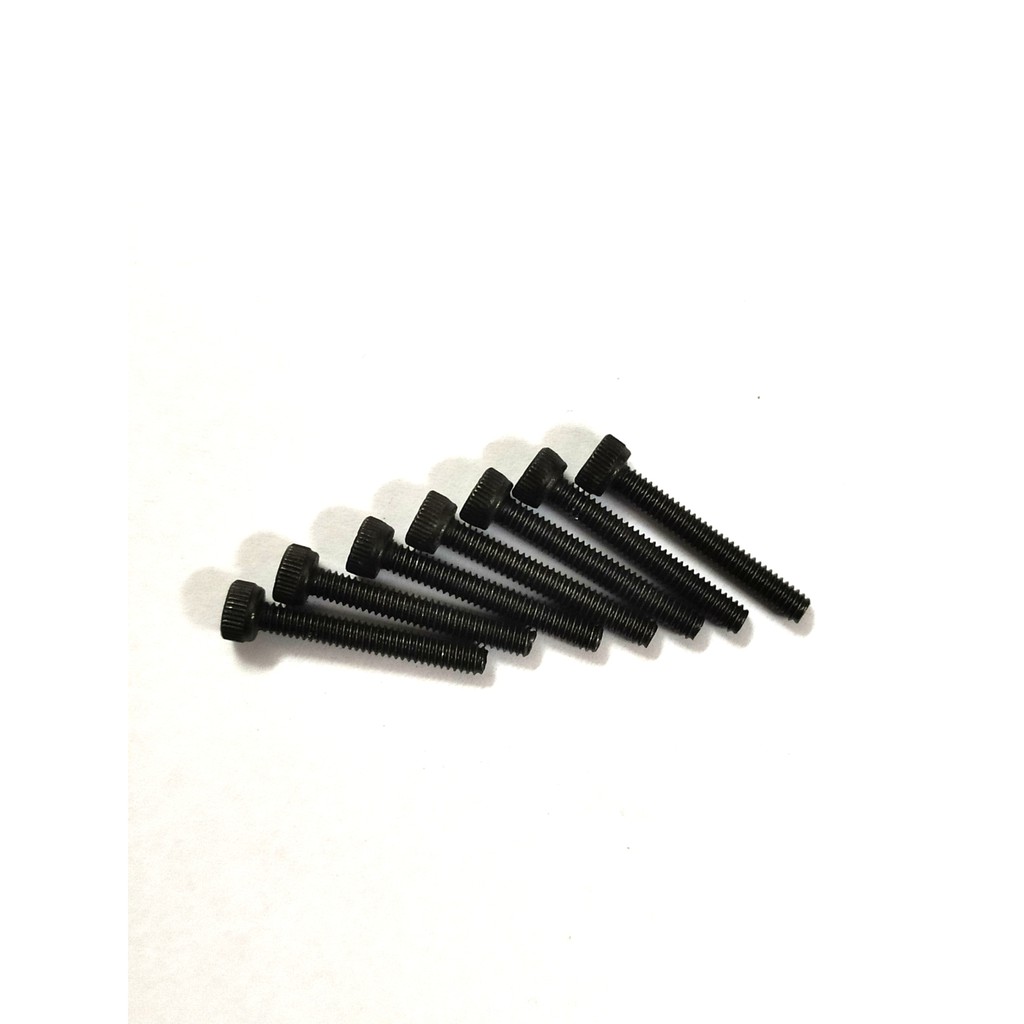 Combo 150 con bulong M5 lục giác chìm đầu trụ thép đen -ốc đầu trụ - ốc lục lăng đầu trụ thép đen