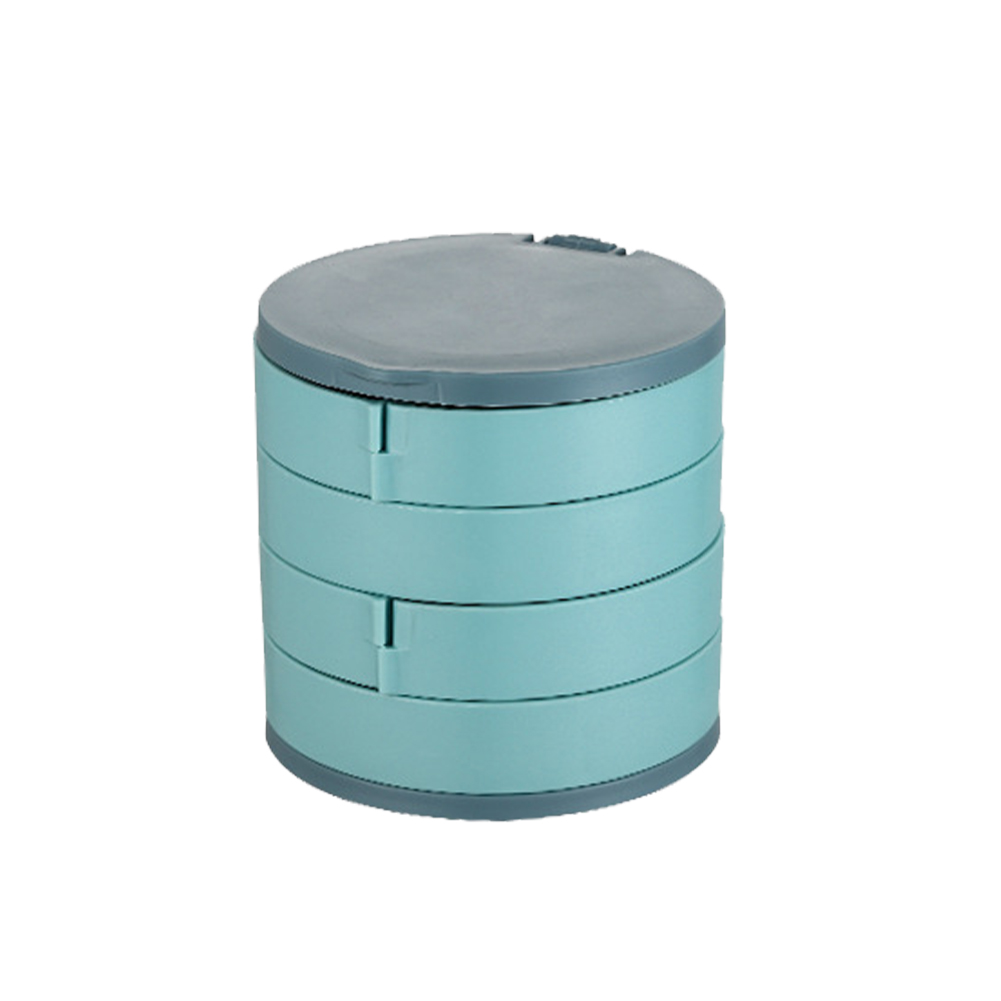 Hộp Đựng Trang Sức Nhiều Tầng Xoay 360 Độ Tiện Dụng