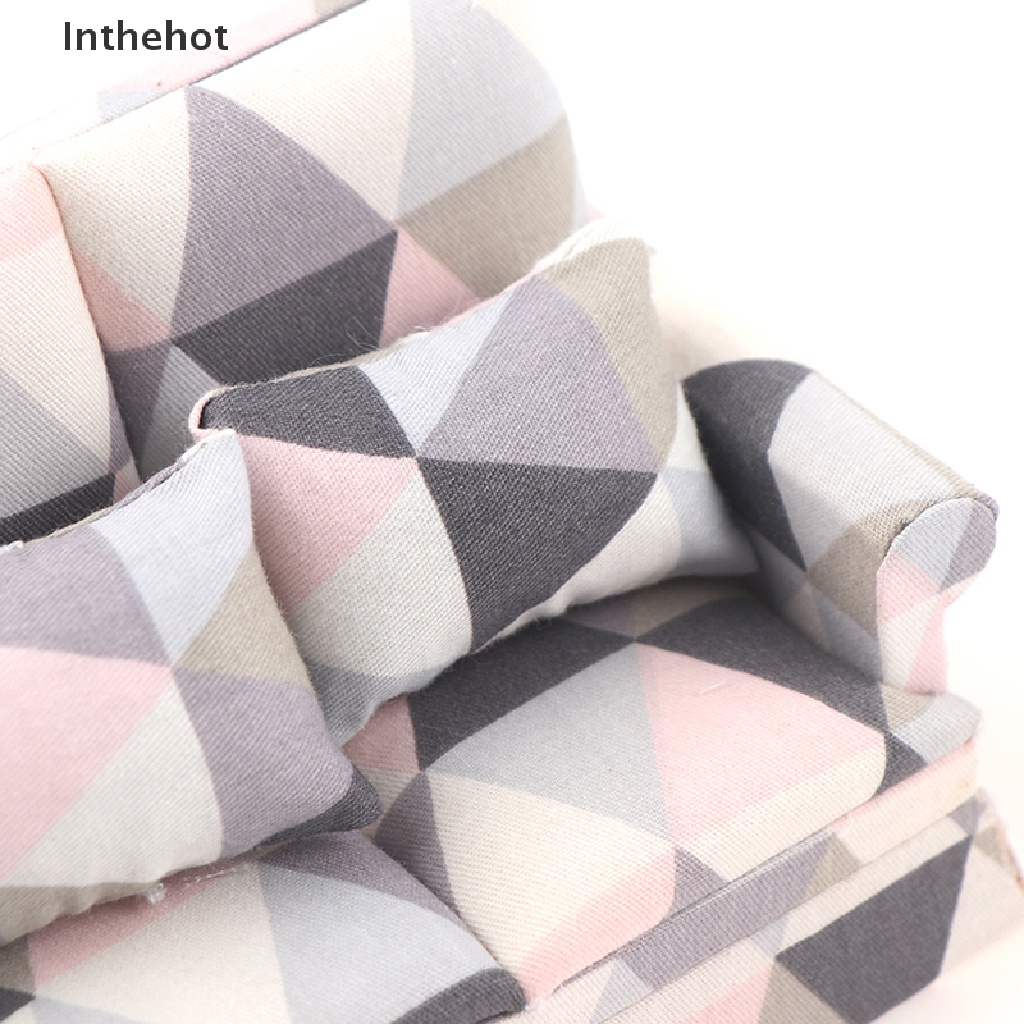 Bộ Ghế sofa Mini Tỉ Lệ 1: 12 Xinh Xắn Dành Cho Búp Bê