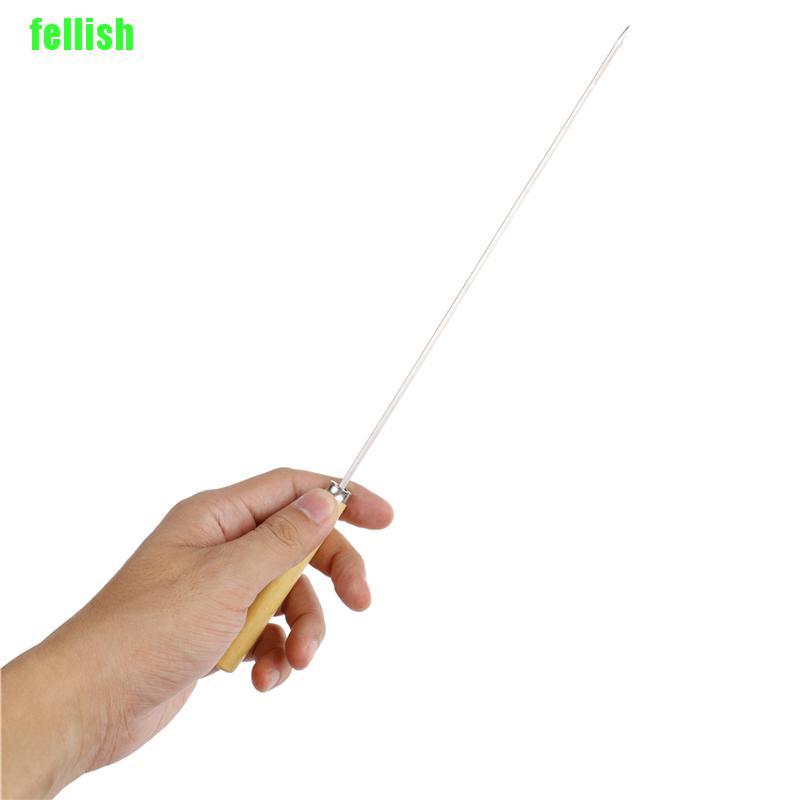 Set 10 Xiên Nướng Bbq Bằng Thép Không Gỉ Dài 35cm