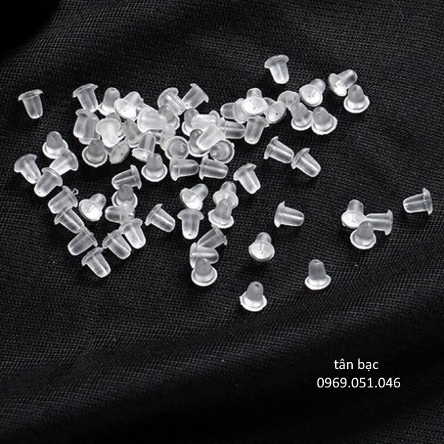 BỘ ( 5 nút cao su ) giữa bông tai khỏi rơi