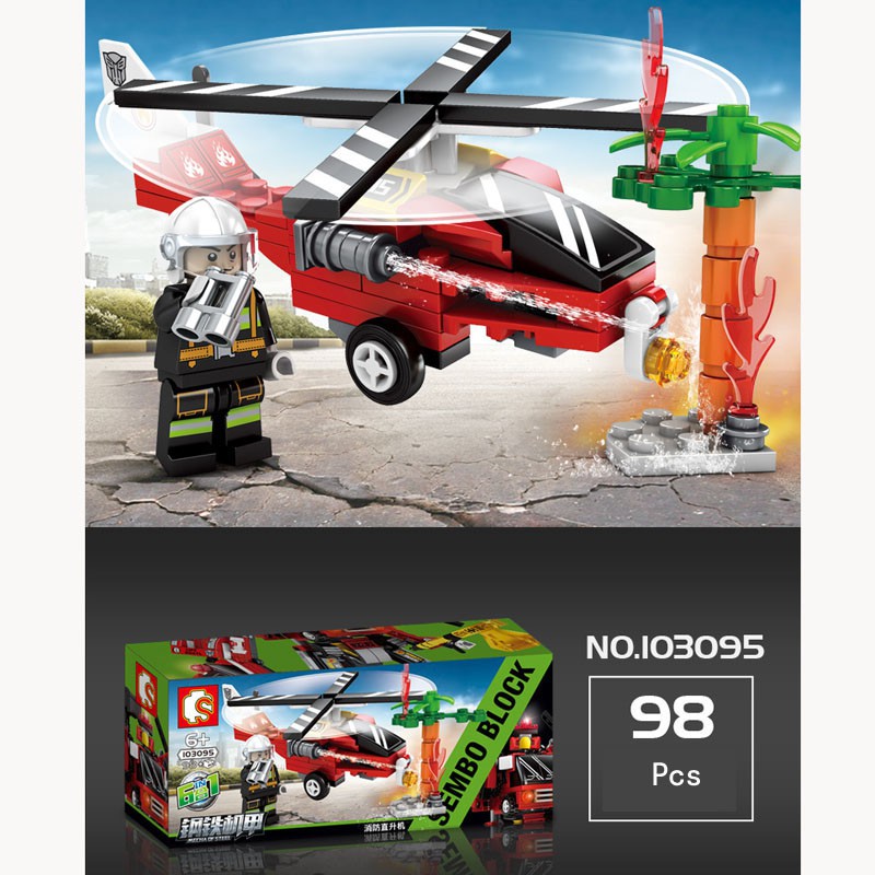 Đồ chơi mô hình siêu nhân robot từ xe oto đỏ trí tuệ 6 trong 1 cho bé thích khám phá quà tặng cho bé trẻ em