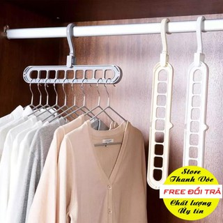 Móc treo quần áo thông minh 9 lỗ tiện lợi