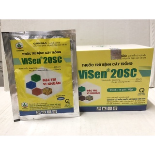 Visen 20sc - trừ bệnh cây trồng hộp/15 gói 25ml