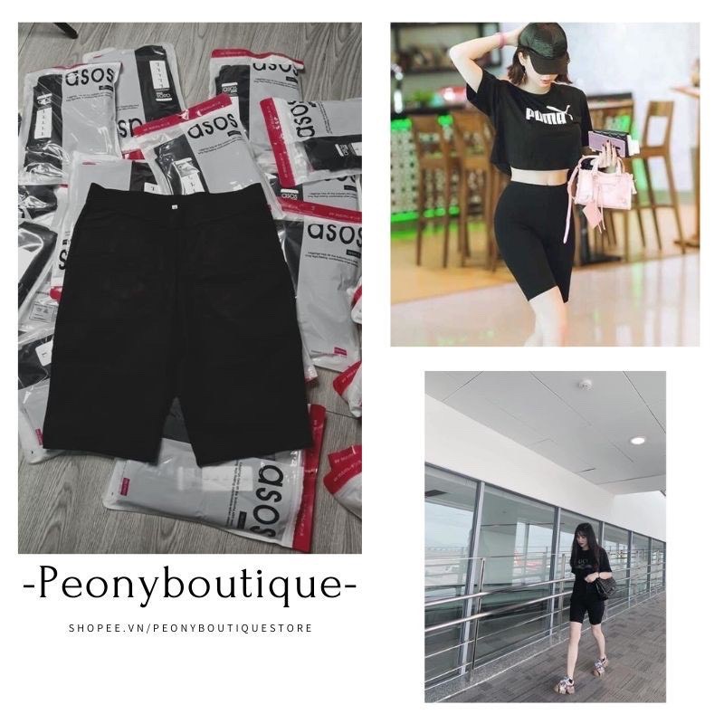 Quần short TM ngắn nâng mông túi zip