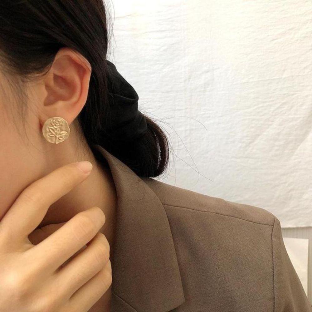 MOCHO Khuyên Tai Bất Đối Xứng Phong Cách Hàn Quốc Sang Trọng