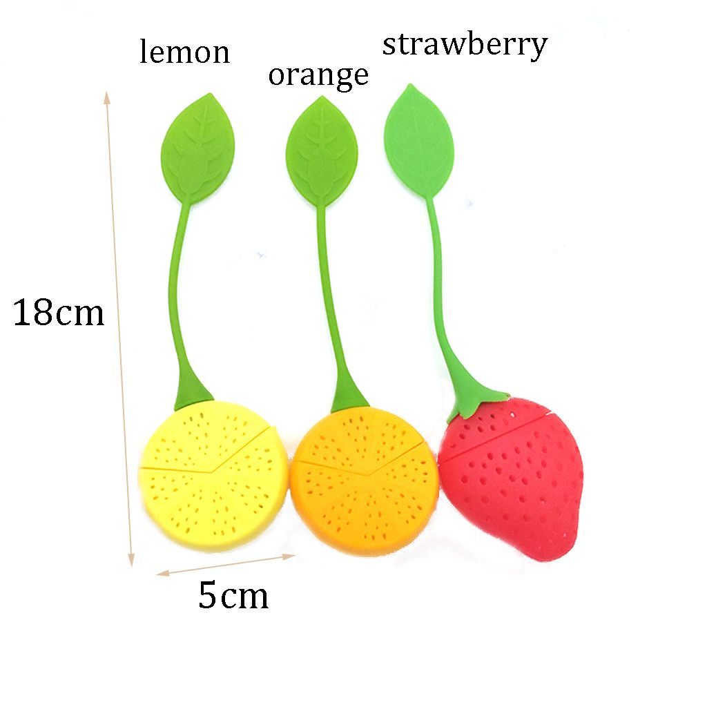 Augustina 1 Dụng Cụ Lọc Trà Hình Quả Chanh Bằng Silicone