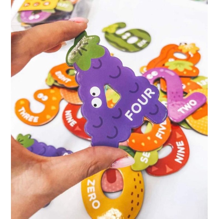 Bảng chữ cái, chữ số nam châm Mideer cho bé