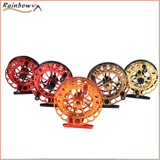 Fly Fishing Reel Portable Flies Front Line Wheel Mini CNC 2BB 1:1 Gear Ratio Flywheel Freshwater