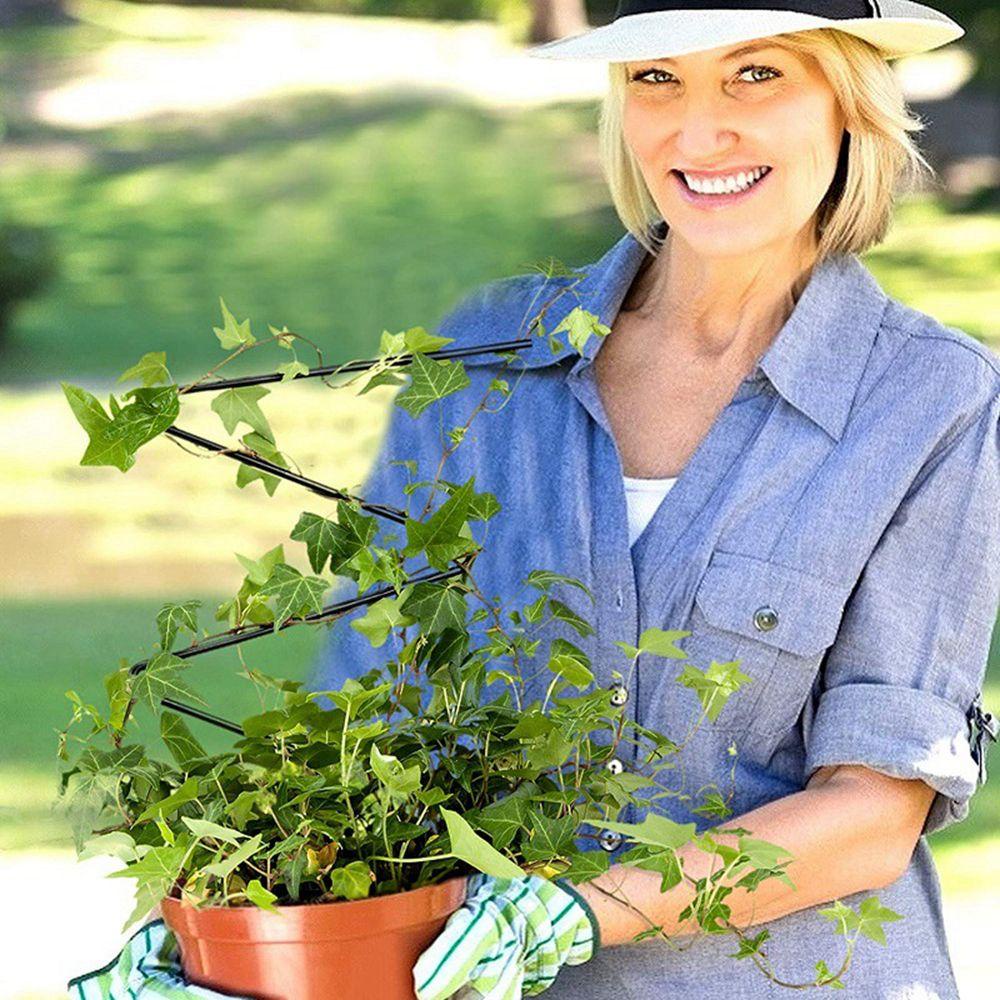 Giá Đỡ Trồng Cây Hình Tam Giác Bằng Kim Loại Chống Rỉ Đa Năng