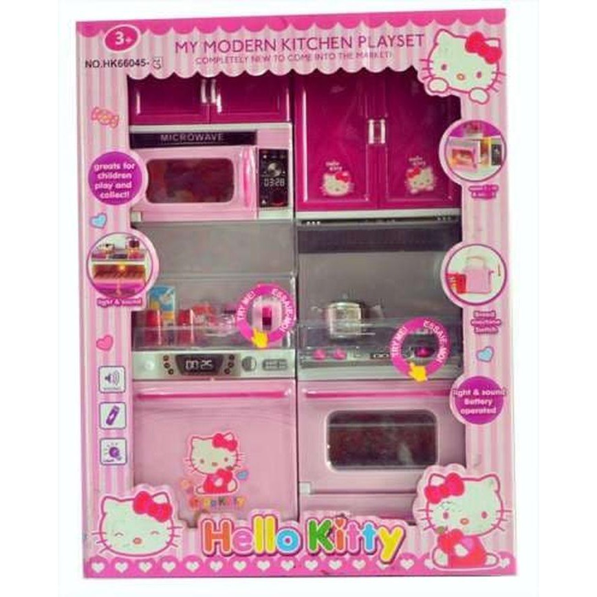 Bộ Dụng Cụ Nhà Bếp Hình Hello Kitty Xinh Xắn Hiện Đại