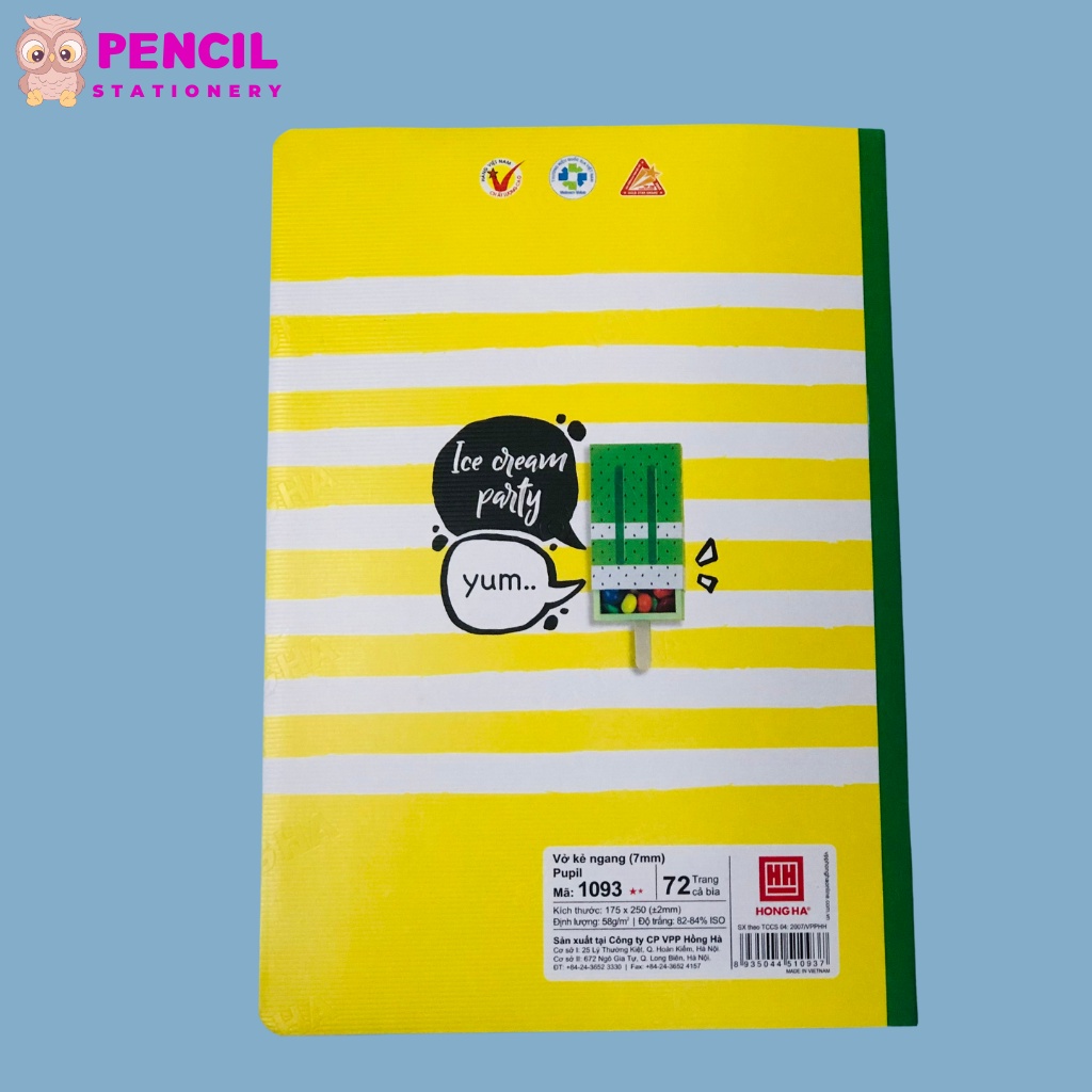 Vở Kẻ Ngang 72 trang/ 120 trang Hồng Hà, Vở Viết Kẻ Ngang Giấy Mịn Sạch Đẹp Hàng Sẵn