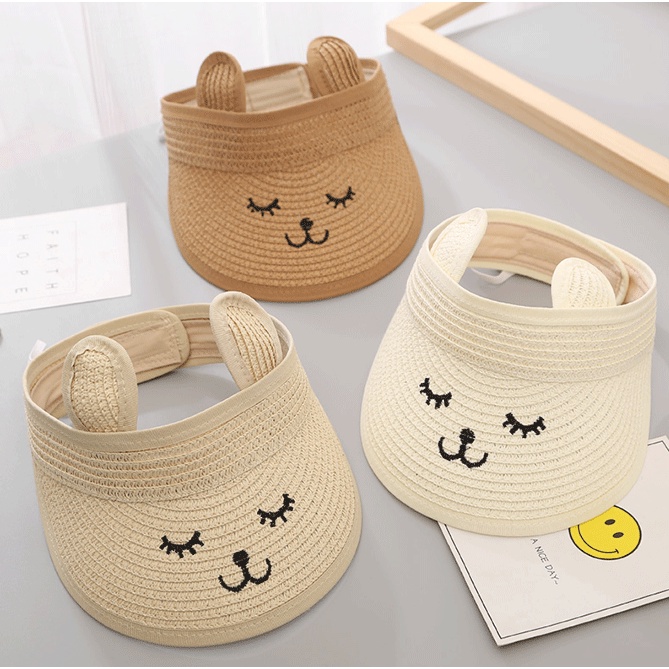 Nón Vành Che Nắng Hở Chóp Thời Trang Mùa Hè Cho Bé