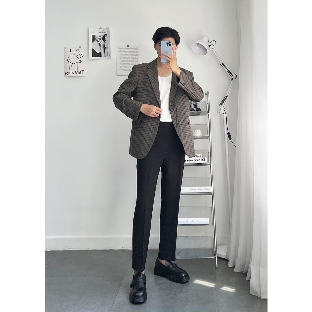 ÁO BLAZER SỌC CARO (VM102)