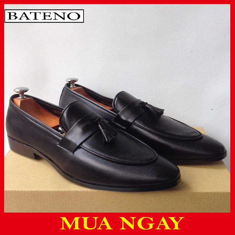 Giày Lười Nam Chuông Đen Mới DR02 | BigBuy360 - bigbuy360.vn