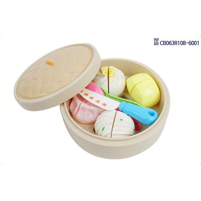 Bộ đồ chơi Dim Sum bằng nhựa cho trẻ từ 3 tuổi OZTOY Dim Sum Dumpling Set, Hàn Quốc